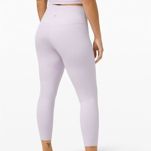 LULULEMON ALIGN PANTS IN PALE PURPLE SIZE 10